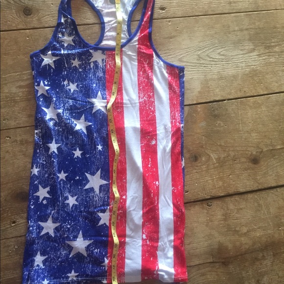 5⭐️🆕AMERICAN flag Tank🇺🇸 - Picture 4 of 5